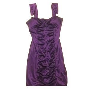 Dark purple dress